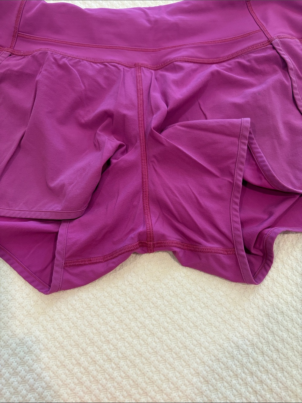 Women's Active Skort Shorts in Magenta - Picture 5 of 5